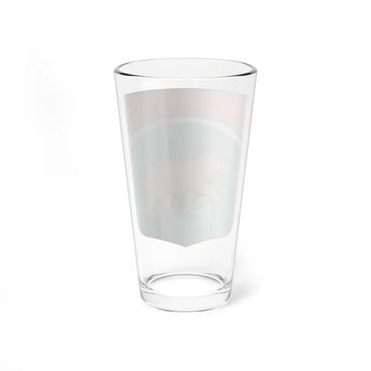 Bērzaunes pagasta ģerbonis (Latvia) (Coat of Arms) Pint Glass 16oz - Go Mug Yourself