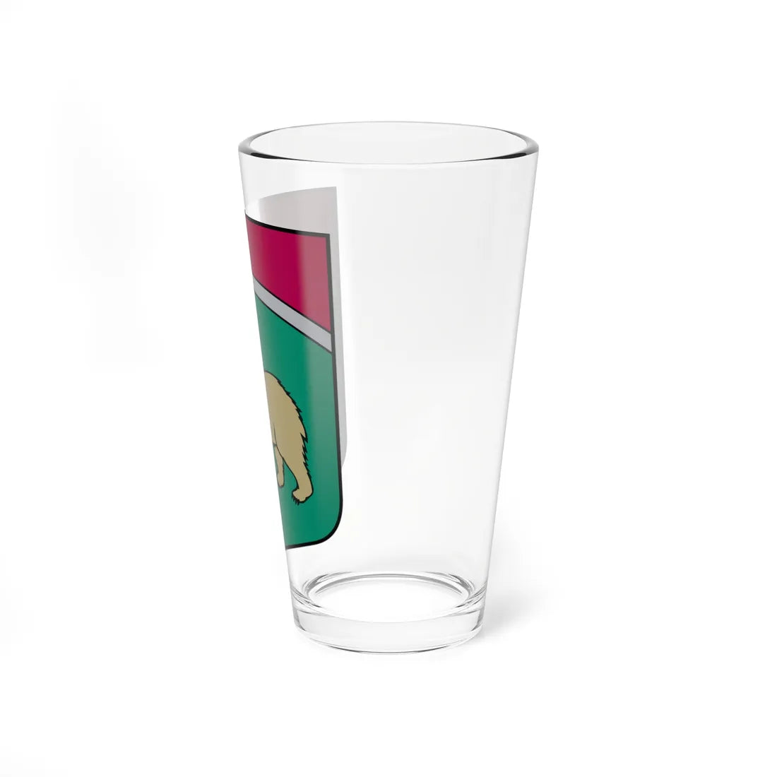 Bērzaunes pagasta ģerbonis (Latvia) (Coat of Arms) Pint Glass 16oz - Go Mug Yourself