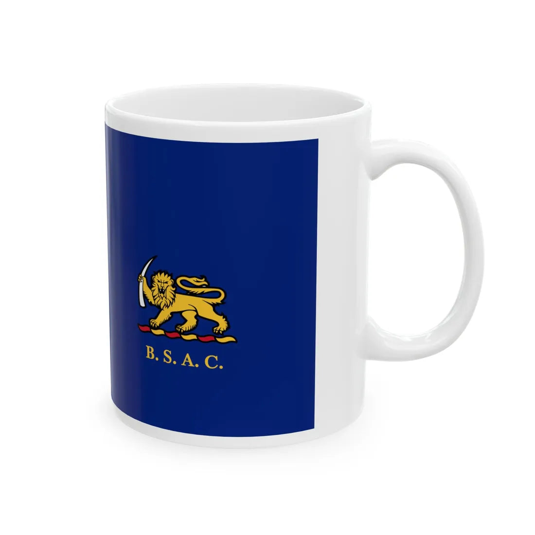 BSAC Blue ensign (South Africa) White Coffee Mug - Go Mug Yourself
