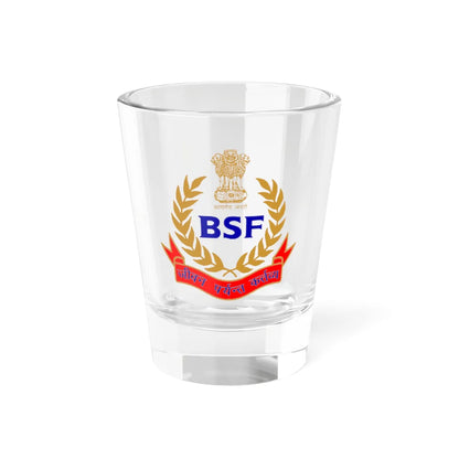 BSF Insignia (India) (Coat of Arms) Shot Glass 1.5oz 1.5oz - Go Mug Yourself