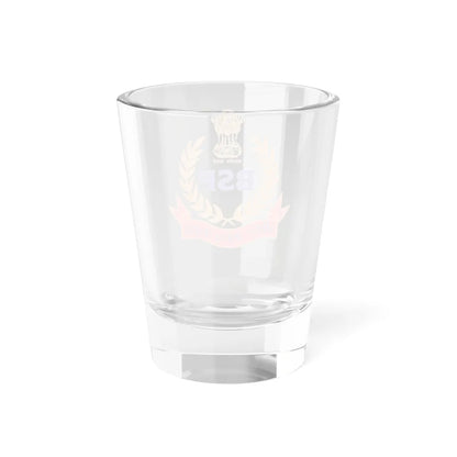BSF Insignia (India) (Coat of Arms) Shot Glass 1.5oz - Go Mug Yourself