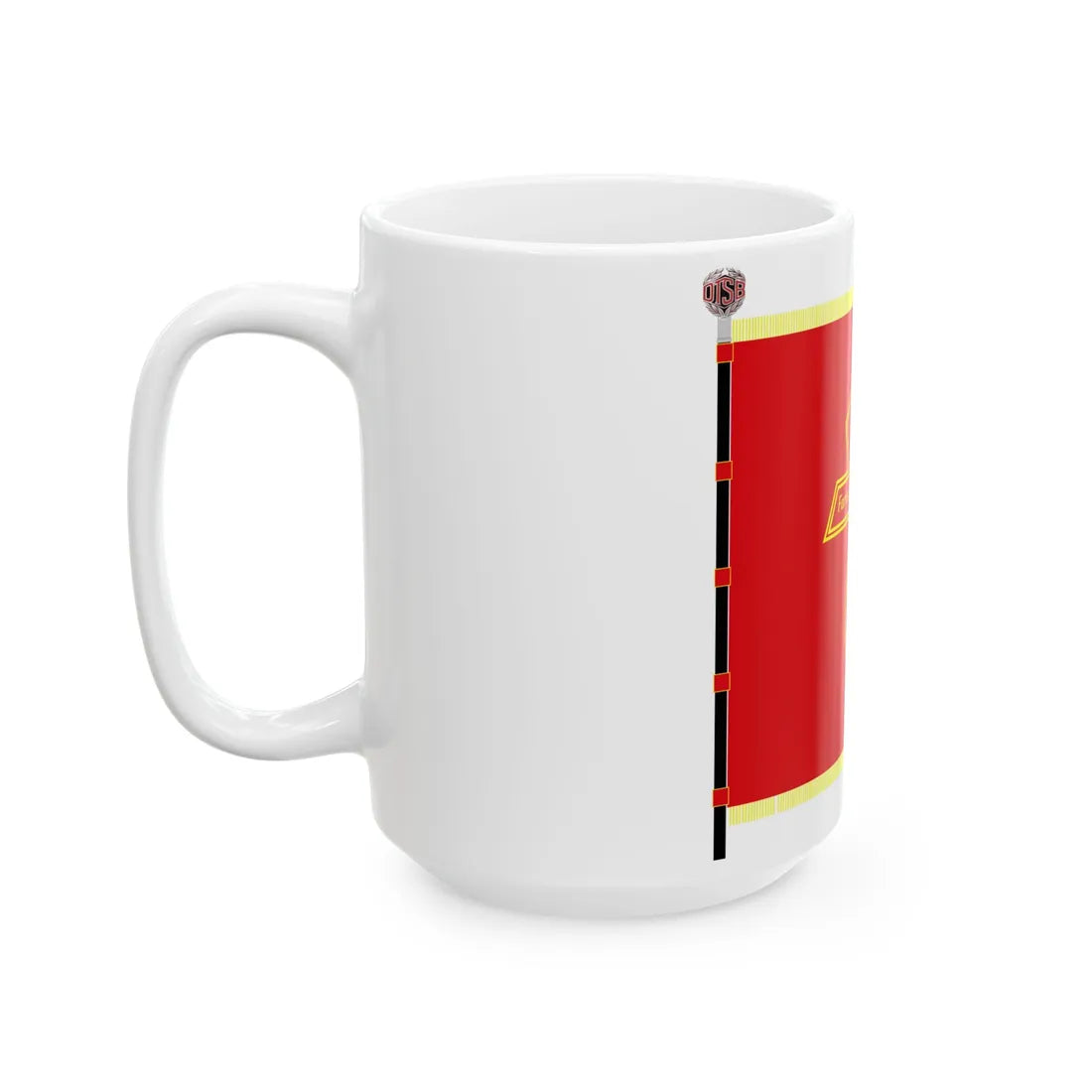 BSG Fortschritt Pirna Fahne 2 Version (Germany) White Coffee Mug - Go Mug Yourself