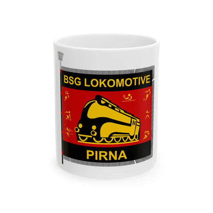 BSG Lokomotive Pirna (Germany) White Coffee Mug 11oz - Go Mug Yourself