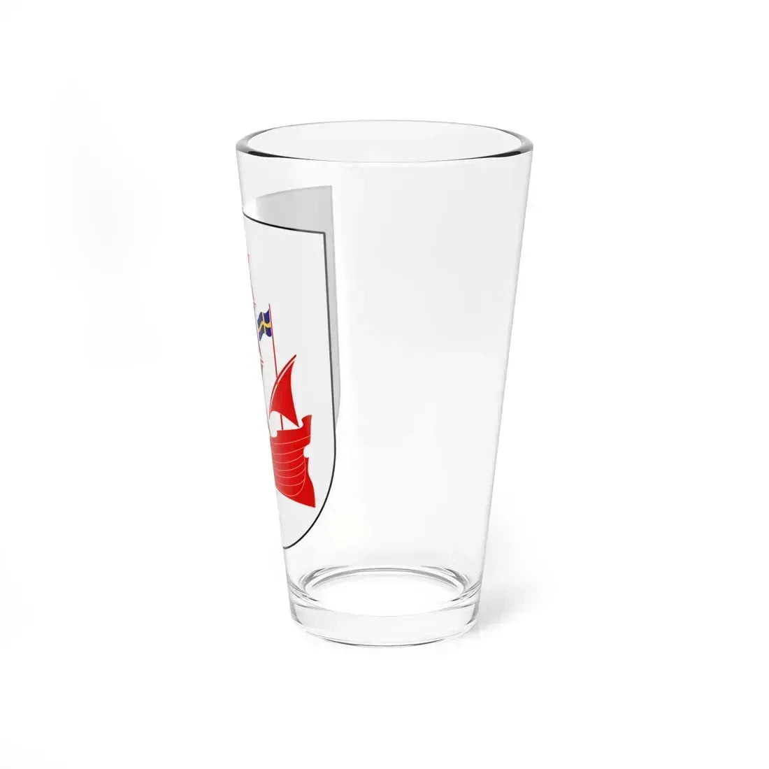 Båstad vapen (Sweden) (Coat of Arms) Pint Glass 16oz - Go Mug Yourself
