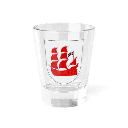 Båstad vapen (Sweden) (Coat of Arms) Shot Glass 1.5oz 1.5oz - Go Mug Yourself