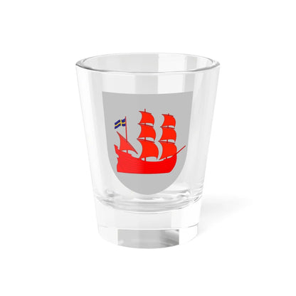 Båstad-vapen (Sweden) (Coat of Arms) Shot Glass 1.5oz 1.5oz - Go Mug Yourself