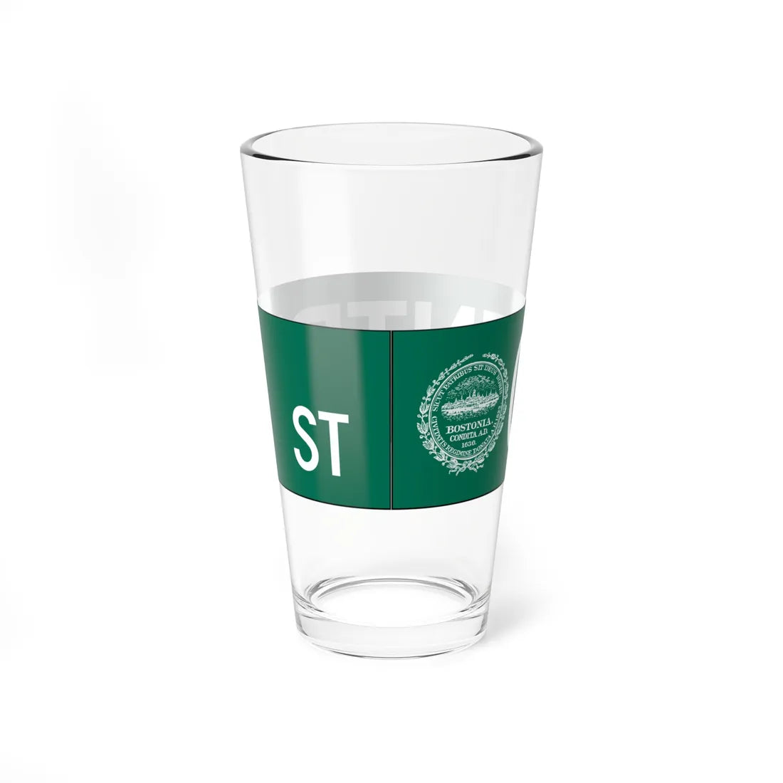 BTD CENTRE ST Sign (Massachusetts) (Road Sign) Pint Glass 16oz - Go Mug Yourself