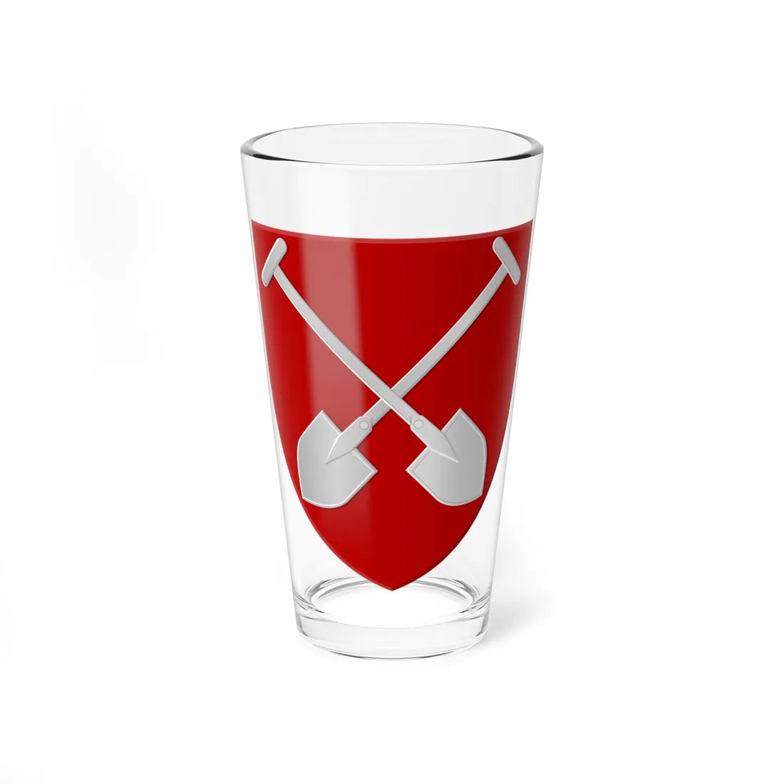 Bütgenbach wapen (Belgium) (Coat of Arms) Pint Glass 16oz 16oz - Go Mug Yourself