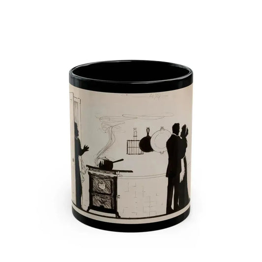 Bubble, Bubble, Toil, and Trouble, magazine story illustration, February 16, 1911 - Black Coffee Mug 11oz - Go Mug Yourself