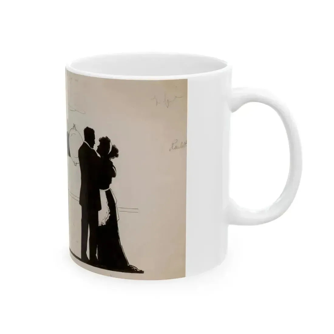 Bubble, Bubble, Toil, and Trouble, magazine story illustration, February 16, 1911 - White Coffee Mug - Go Mug Yourself