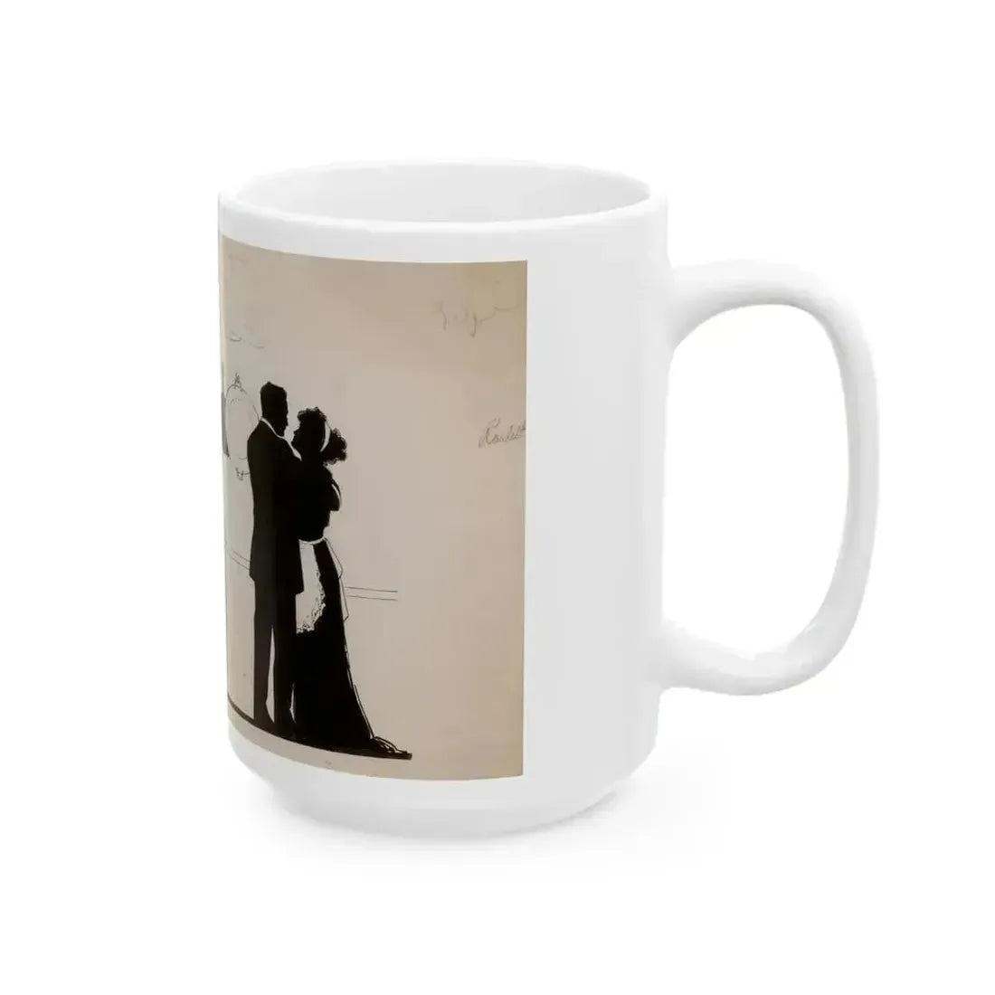 Bubble, Bubble, Toil, and Trouble, magazine story illustration, February 16, 1911 - White Coffee Mug - Go Mug Yourself
