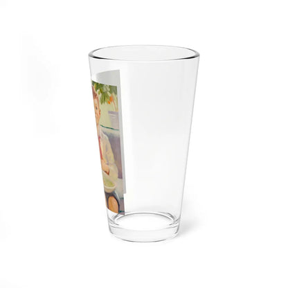 Bubble Pipe (Magazine Illustration) Pint Glass 16oz-Go Mug Yourself