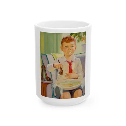 Bubble Pipe - White Coffee Mug 15oz - Go Mug Yourself