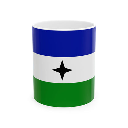 Bubi nationalist flag (Equatorial Guinea) White Coffee Mug-11oz-Go Mug Yourself