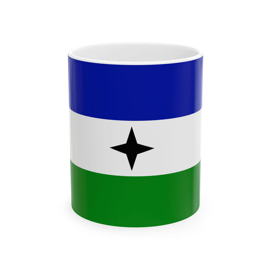 Bubi nationalist flag (Equatorial Guinea) White Coffee Mug-11oz-Go Mug Yourself