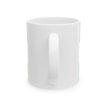 Bubi nationalist flag (Equatorial Guinea) White Coffee Mug-Go Mug Yourself