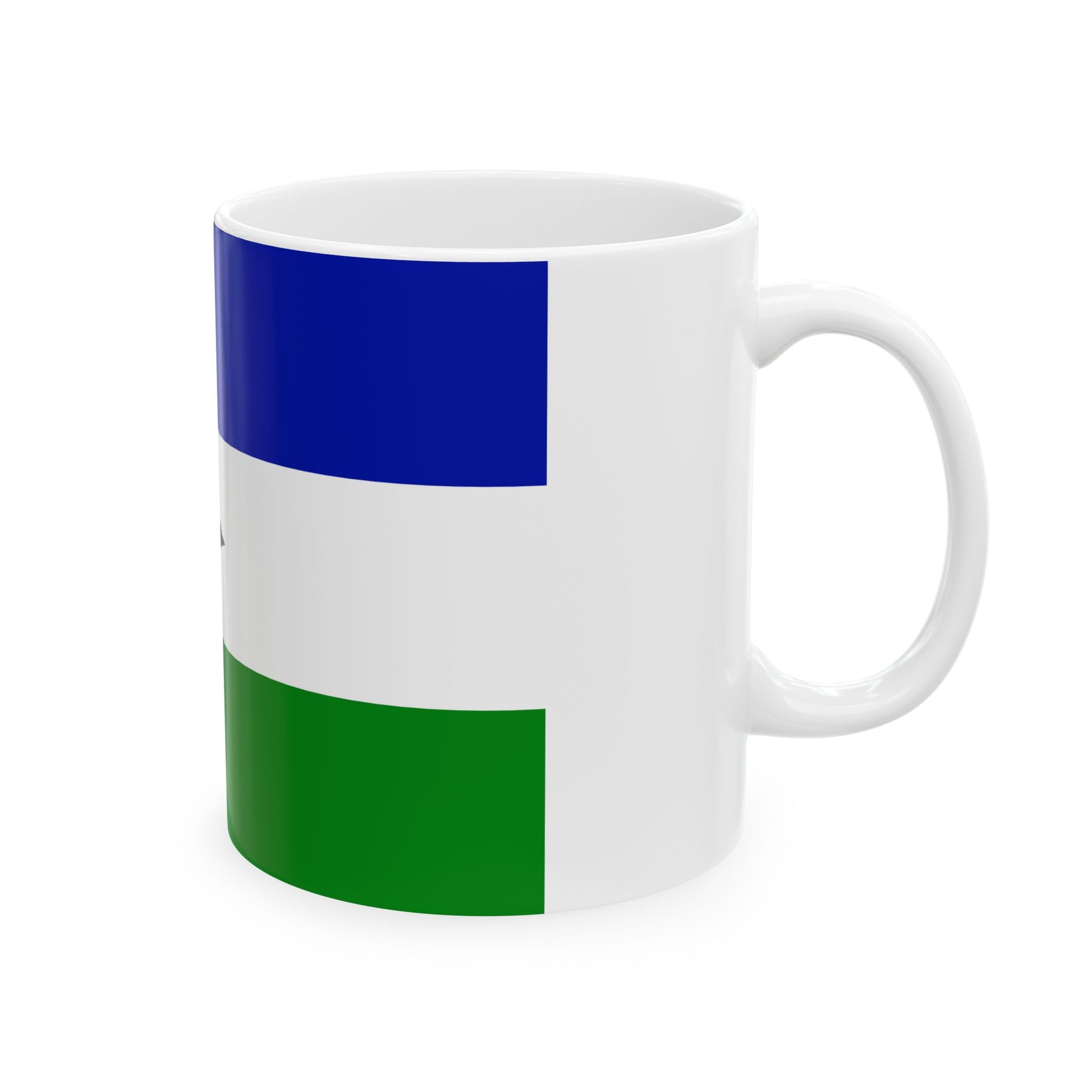 Bubi nationalist flag (Equatorial Guinea) White Coffee Mug-Go Mug Yourself