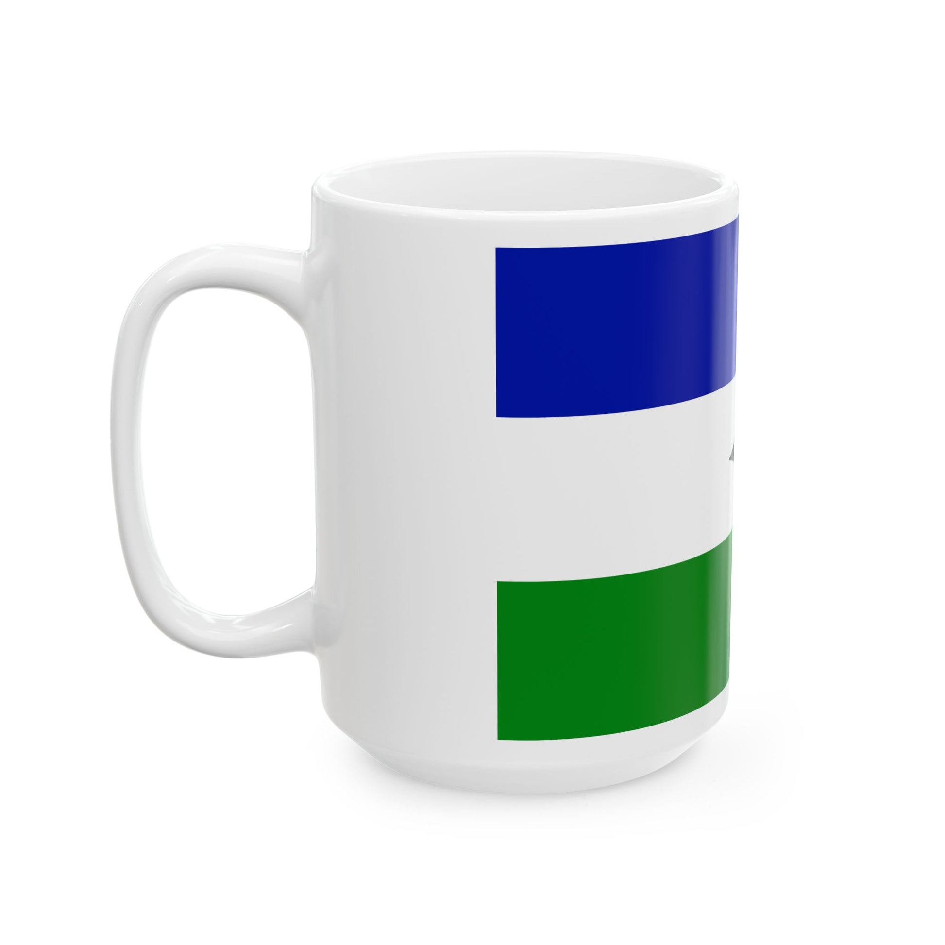 Bubi nationalist flag (Equatorial Guinea) White Coffee Mug-Go Mug Yourself