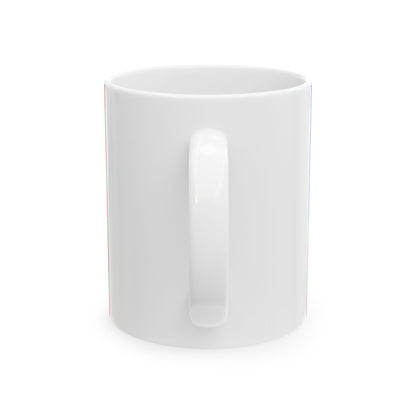 Bubi tribal flag (Equatorial Guinea) White Coffee Mug-Go Mug Yourself