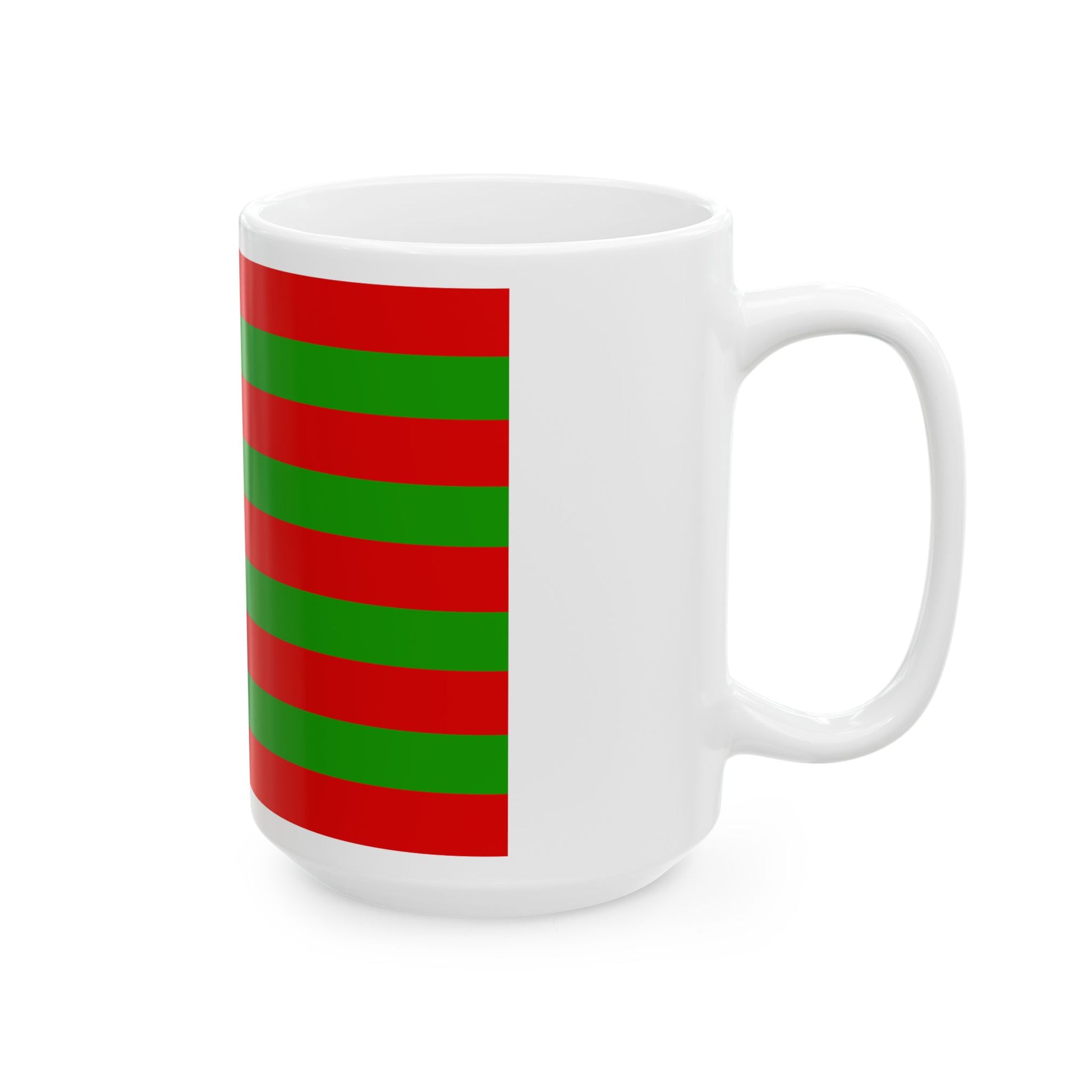 Bubi tribal flag (Equatorial Guinea) White Coffee Mug-Go Mug Yourself