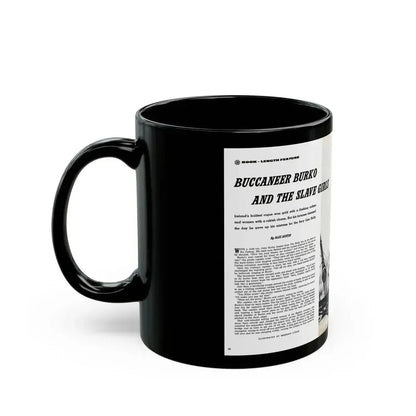 Buccaneer Burko And The Slave Girls, Climax magazine, April 1960 - Black Coffee Mug - Go Mug Yourself
