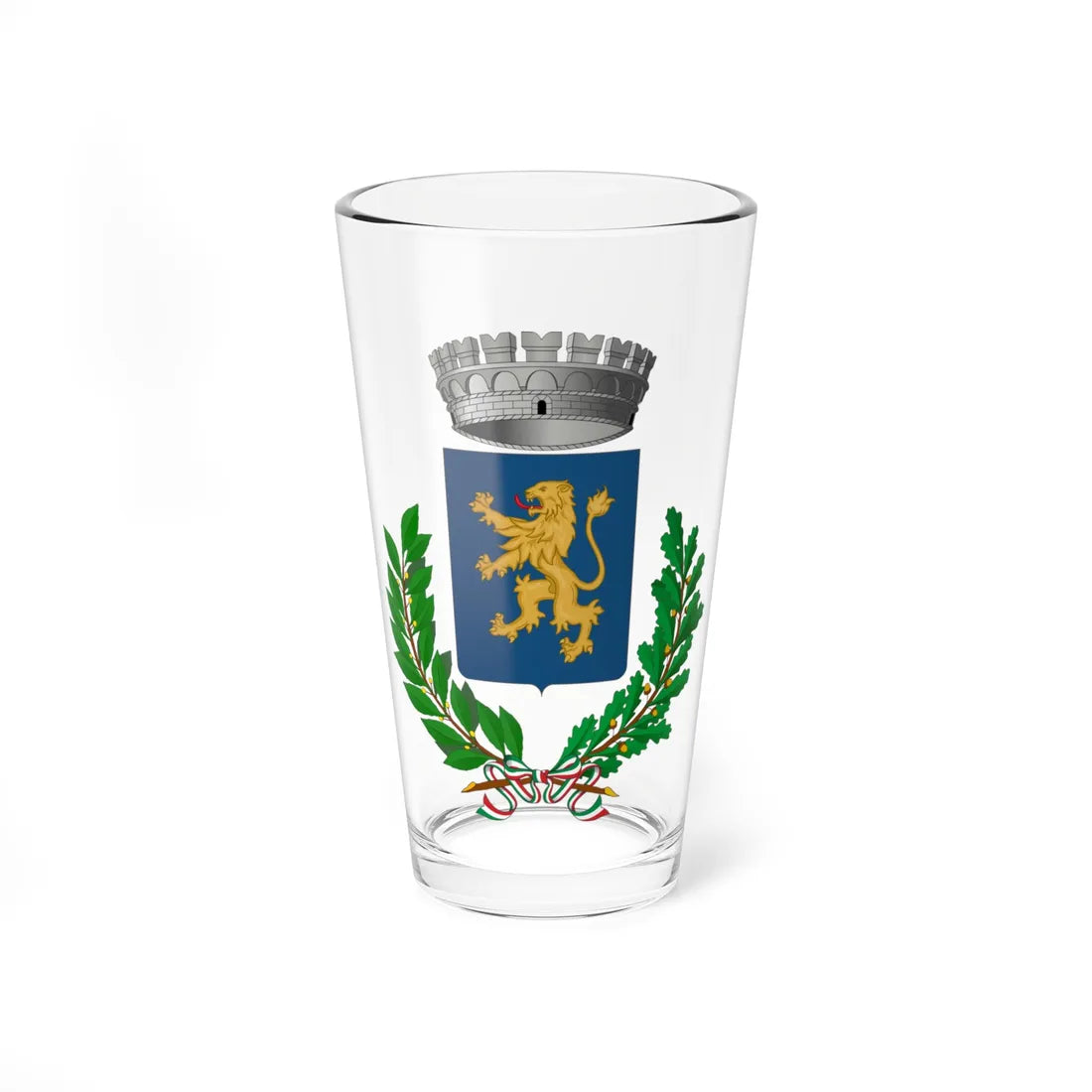 Bucchianico-Stemma (Italy) (Coat of Arms) Pint Glass 16oz 16oz - Go Mug Yourself