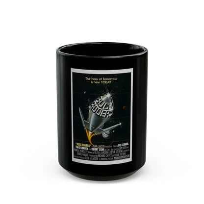 BUCK ROGERS IN THE 25TH CENTURY (TEASER) 1979 Movie Poster - Black Coffee Mug 15oz - Go Mug Yourself