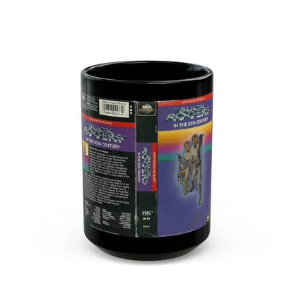 BUCK ROGERS IN THE 25TH CENTURY UNCHAINED WOMAN (VHS COVER) - Black Coffee Mug 15oz - Go Mug Yourself
