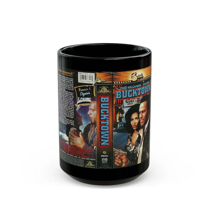 BUCK TOWN FRED WILLIAMSON PAM GRIER (VHS COVER) - Black Coffee Mug-15oz-Go Mug Yourself