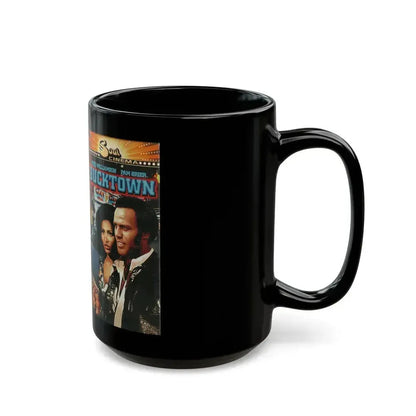 BUCK TOWN FRED WILLIAMSON PAM GRIER (VHS COVER) - Black Coffee Mug - Go Mug Yourself