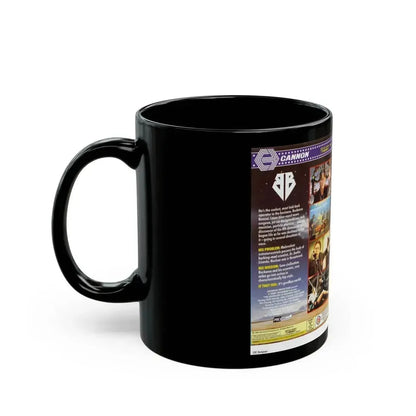 BUCKAROO BANZAI ACROSS THE 8TH DIMENSION (VHS COVER) - Black Coffee Mug - Go Mug Yourself