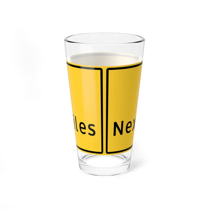 Buckle Up Next Million Miles (Pennsylvania) (Road Sign) Pint Glass 16oz - Go Mug Yourself