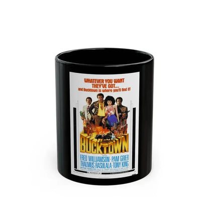 BUCKTOWN 1975 Movie Poster - Black Coffee Mug 11oz - Go Mug Yourself