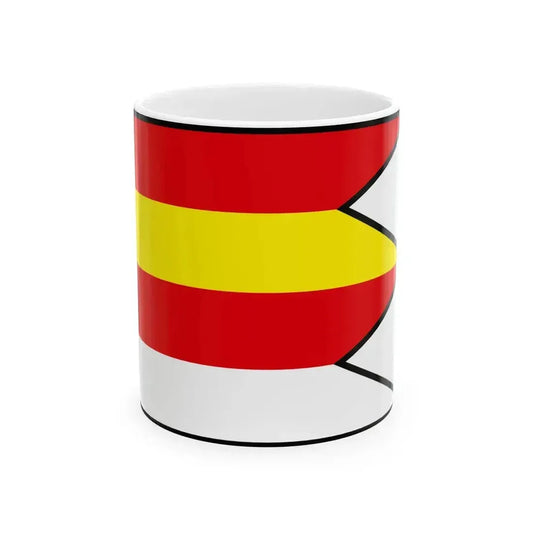 Buclovany Bardejov Flag (Slovakia) White Coffee Mug 11oz - Go Mug Yourself