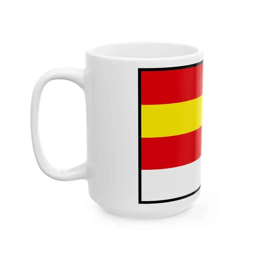 Buclovany Bardejov Flag (Slovakia) White Coffee Mug - Go Mug Yourself