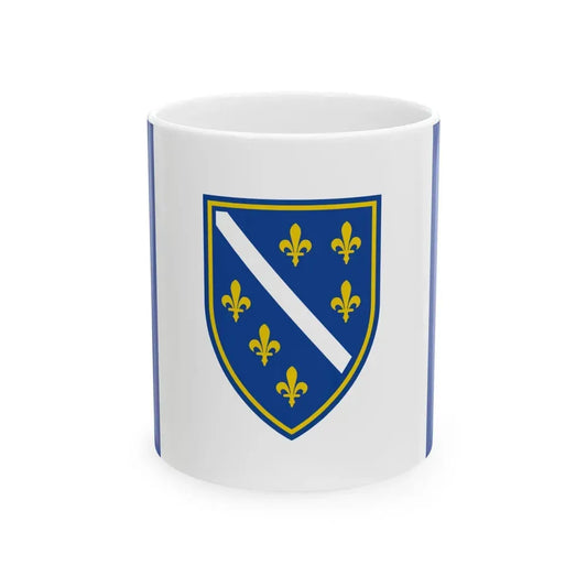 BUD Bosnia  Heregovina Flag Proposal (Bosnia and Herzegovina) White Coffee Mug 11oz - Go Mug Yourself
