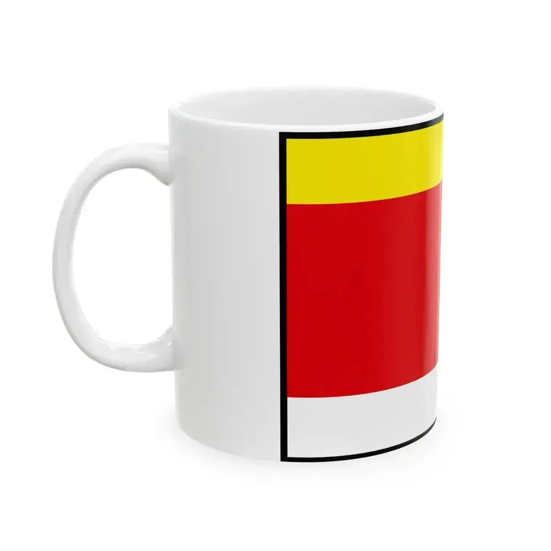 Budca Zvolen Flag (Slovakia) White Coffee Mug - Go Mug Yourself