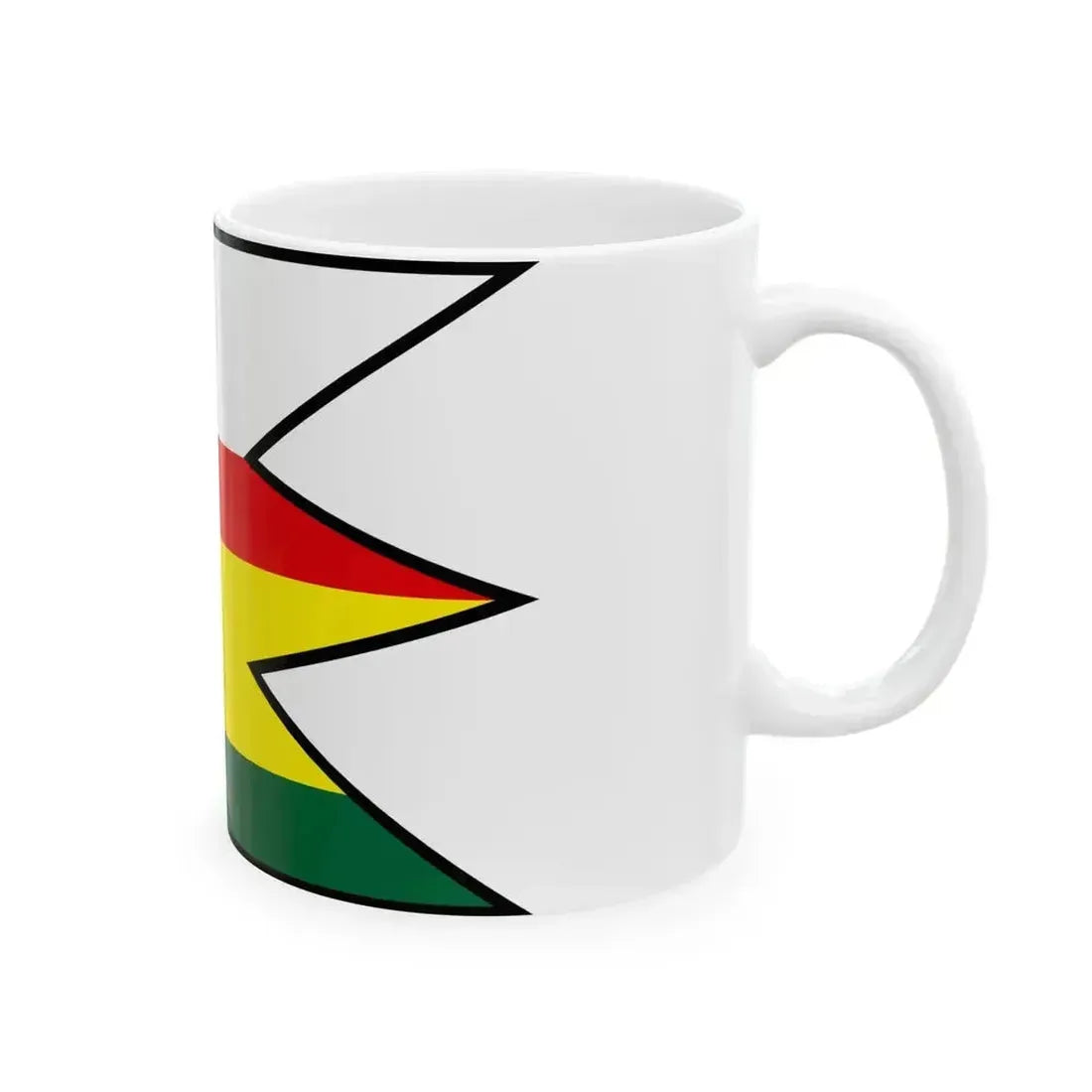 Budince Michalovce Flag (Slovakia) White Coffee Mug - Go Mug Yourself