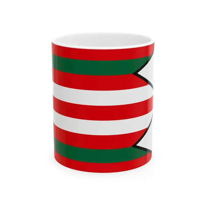 Budmerice Pezinok Flag (Slovakia) White Coffee Mug 11oz - Go Mug Yourself