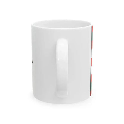 Budmerice Pezinok Flag (Slovakia) White Coffee Mug - Go Mug Yourself