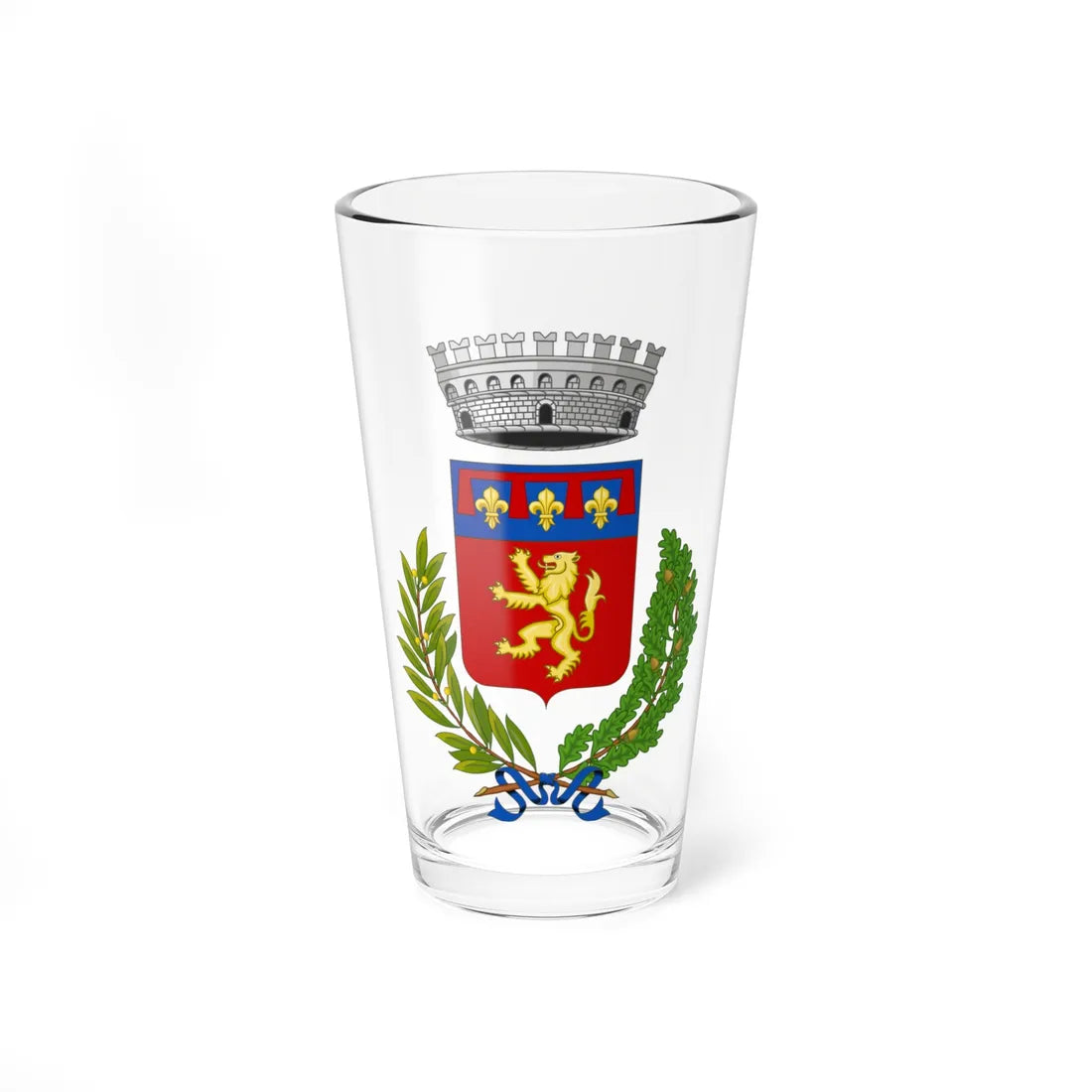 Budrio-Stemma (Italy) (Coat of Arms) Pint Glass 16oz 16oz - Go Mug Yourself