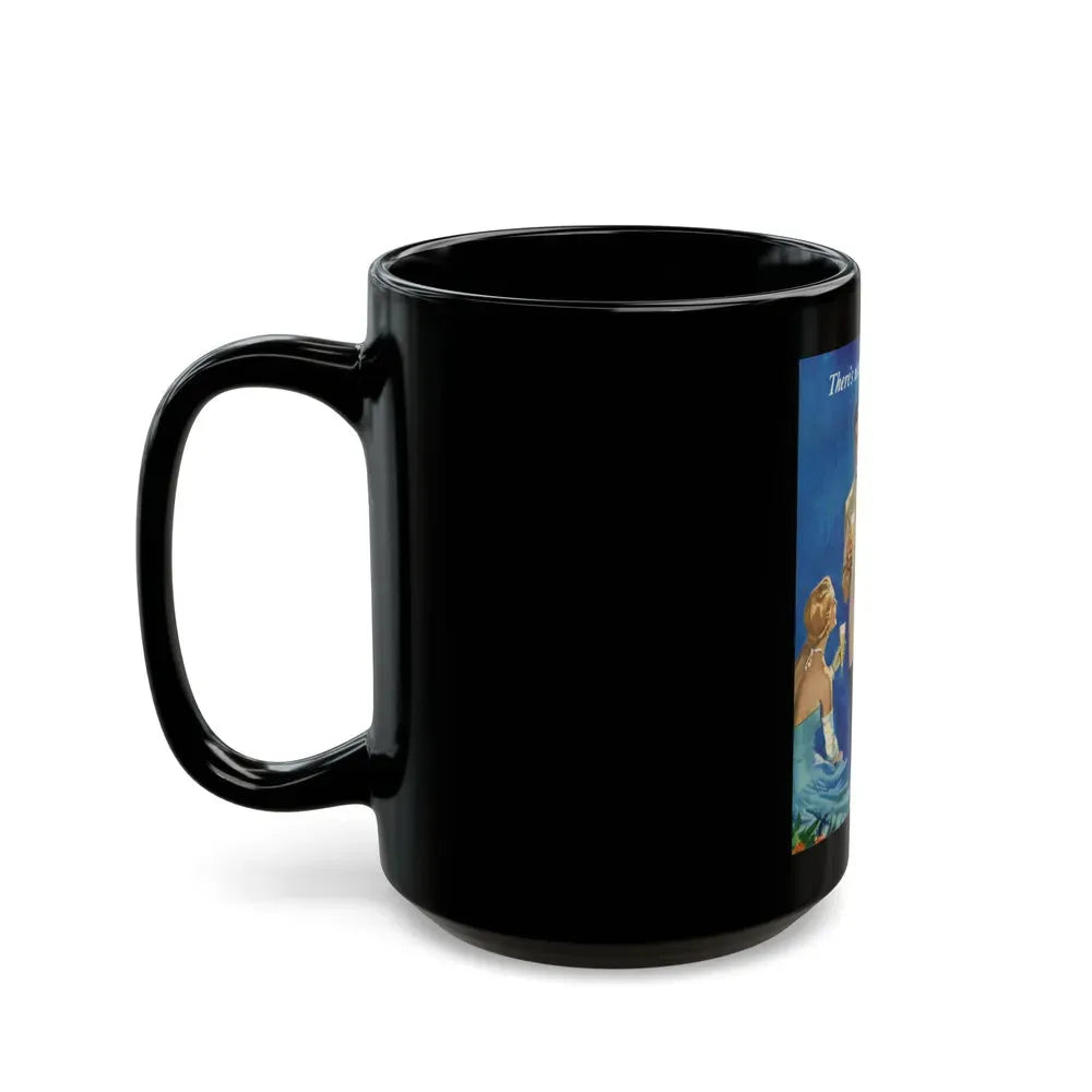 Budweiser ad, 1950 - Black Coffee Mug - Go Mug Yourself