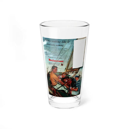 Budweiser ad, Collier's, June 11, 1949 (Magazine Illustration) Pint Glass 16oz 16oz - Go Mug Yourself
