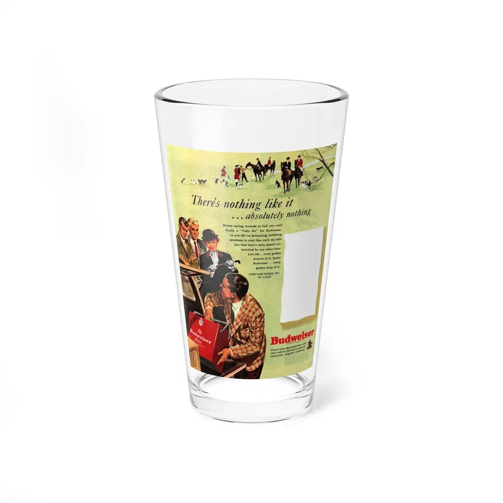 Budweiser ad, Collier's, November 5, 1949 (Magazine Illustration) Pint Glass 16oz 16oz - Go Mug Yourself