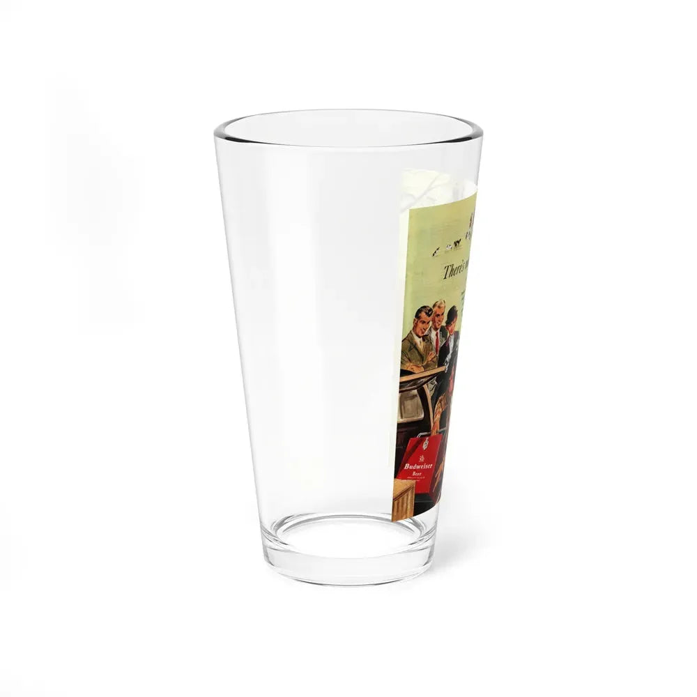 Budweiser ad, Collier's, November 5, 1949 (Magazine Illustration) Pint Glass 16oz - Go Mug Yourself