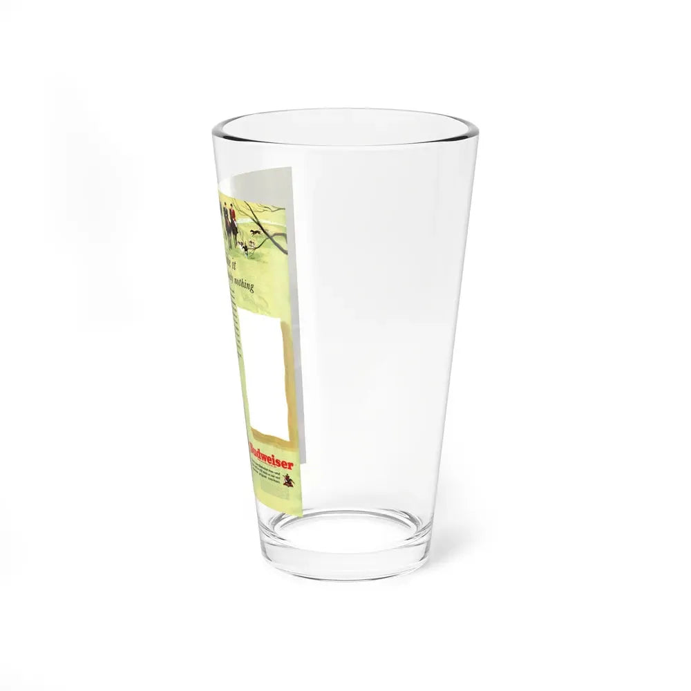 Budweiser ad, Collier's, November 5, 1949 (Magazine Illustration) Pint Glass 16oz - Go Mug Yourself