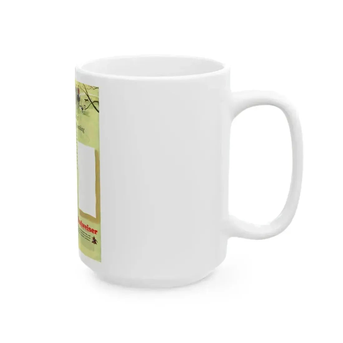Budweiser ad, Collier's, November 5, 1949 - White Coffee Mug - Go Mug Yourself