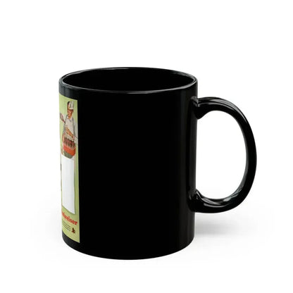Budweiser ad, The American Magazine, April 1949 - Black Coffee Mug - Go Mug Yourself