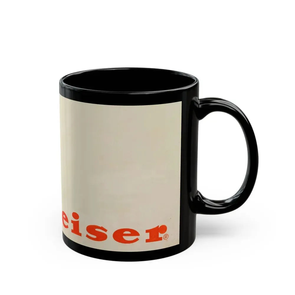 Budweiser Beer advertisement - Black Coffee Mug - Go Mug Yourself