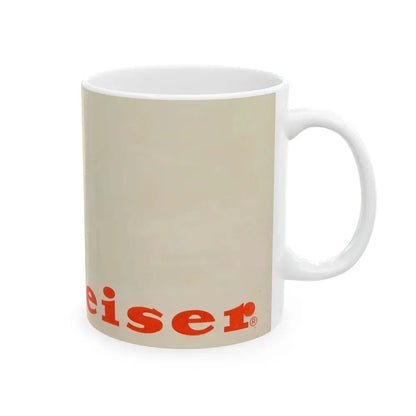 Budweiser Beer advertisement - White Coffee Mug - Go Mug Yourself